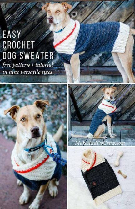 21 Ideas Dogs Clothes Patterns Lion Brand Dog Sweater Crochet Pattern