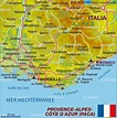 Map of Provence-Alpes-Cote d´Azur (State / Section in France) | Welt ...