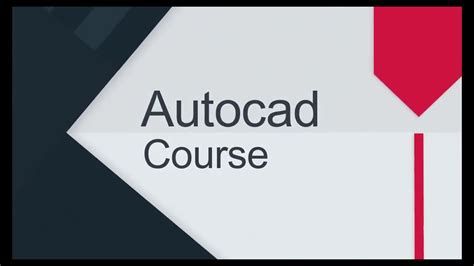 Autocad Course Lesson 2 Youtube