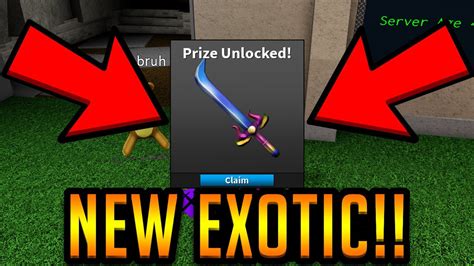 Getting The Brand New Chill Faerie Exotic Knife Roblox Assassin