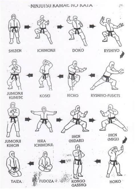Ninjutsu Kamae Martial Arts Sparring Martial Arts Workout Karate