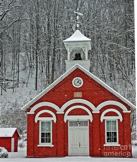 Little Red Schoolhouse Photograph By Jenna Cornell Fine Art America