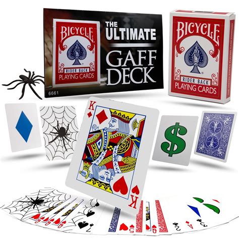 Mini bicycle deck (blue) bicycle cards in a fun, mini size! Ultimate Gaff Bicycle Deck - Bulk Version von Magic Makers ...