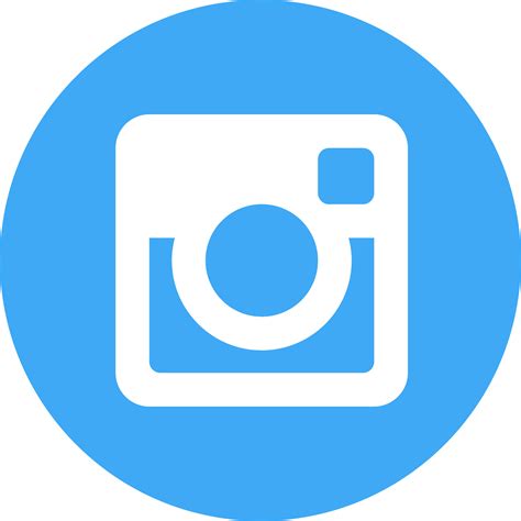 Instagram Icon Light Blue Png