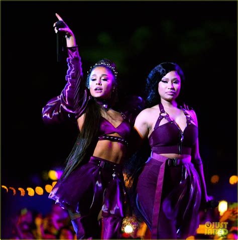 Ariana Grande Brings Out Nicki Minaj Diddy And Mase At Coachella Photo