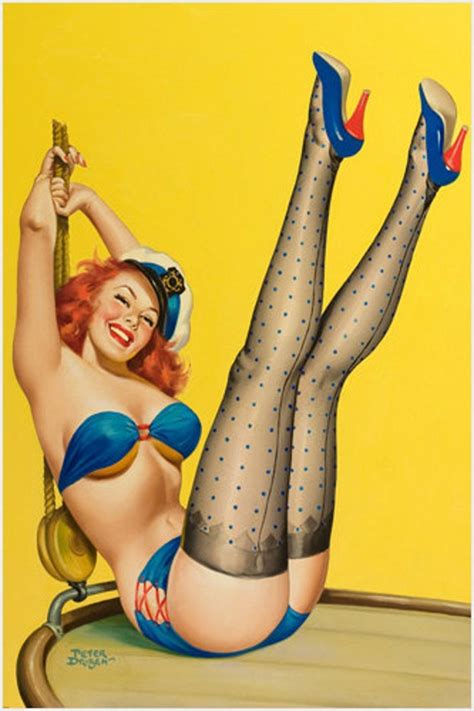 A2 Print Vintage Hello Sailor Pin Up Girl Poster A3 Kunst Chaudhryfeeds