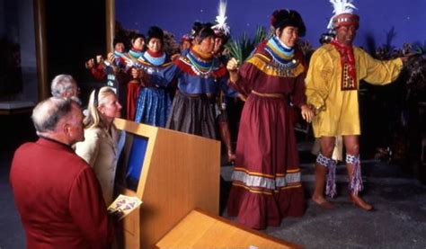 Florida Memory Visitors Viewing Exhibit At The Ah Tah Thi Ki Museum