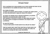 Parabola Del Buen Pastor Para Niños De Primaria - Actividad del Niño