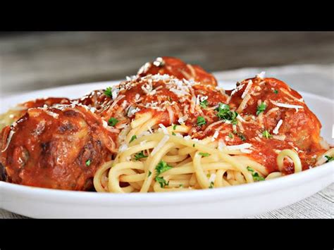 Homemade Spaghetti And Meatballs From Island Vibe Cooking Recipe On