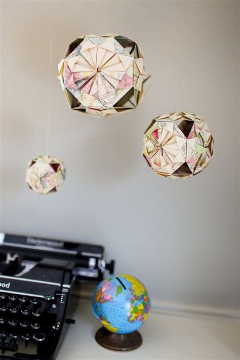 Origami Globes Globe Crafts Origami Paper Crafts