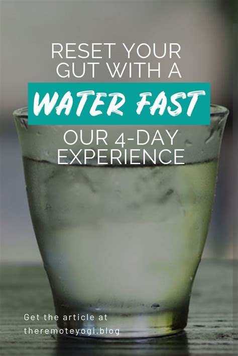 I Did A 4 Day Water Fast My Experience Vlog Water Fast Results
