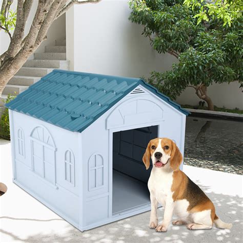 Tucker Murphy Pet Aythan Bluewhite Plastic Dog House Wayfair