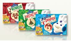 Pillsbury cookie dough products are now safe to eat raw! Ready To Bake Pillsbury Christmas Cookie Shapes Dough ...