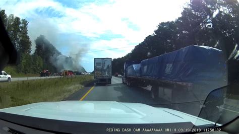 Trucking software find a truck stop. I-20 crash Heflin Alabama - YouTube