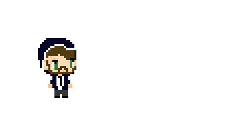 Pixel Art Anime Boy