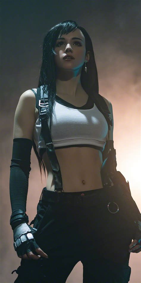 1080x2160 Shirogane Sama Tifa Lockhart Cosplay One Plus 5thonor 7x