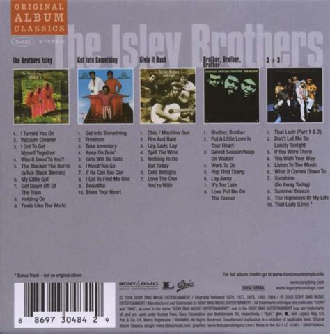 the isley brothers original album classics 5 cds jpc