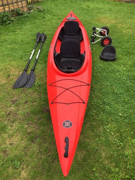 Perception Vista Expedition Double Kayak With Child Seat Paddles And