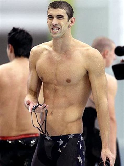 American Swimmer Michael Phelps Top Competition In The Olympic