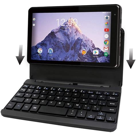 Rca Voyager 7 Inch 16gb Tablet With Keyboard Case Android Os Charcoal