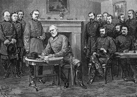 Posterazzi Lees Surrender 1865 Nthe Surrender Of General Lee To