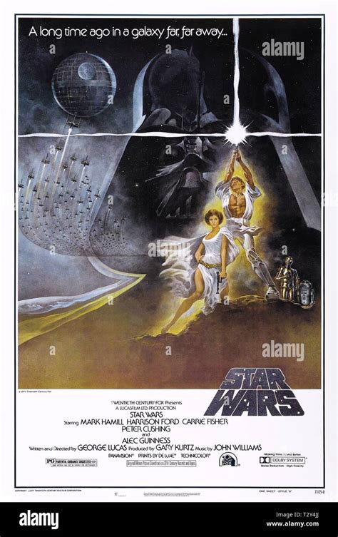 Laffiche De Film Star Wars Episode Iv Un Nouvel Espoir 1977
