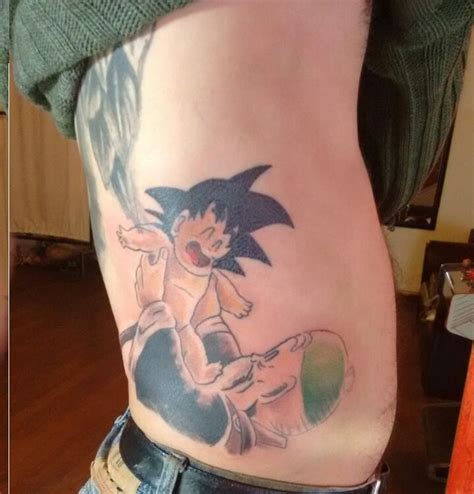See more ideas about dragon ball tattoo, z tattoo, tattoos. My goku and son gohan tattoo...Done in 2016 for 30th ...