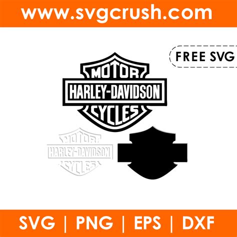 Harley Davidson Logo Outline Svg