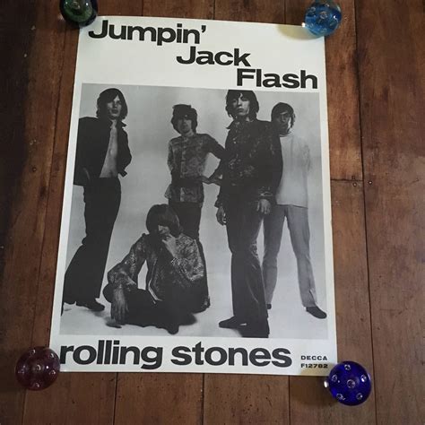 The Rolling Stones Jumpin Jack Flash 1968 Decca Records Original Rare