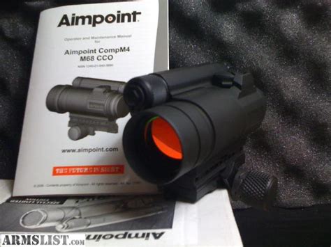 Armslist For Sale Aimpoint Compm4 M68 Cco 2 Moa Red Dot