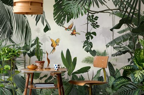 Rainforest Wallpaper Tropical Wall Mural Removable Tropical Forest