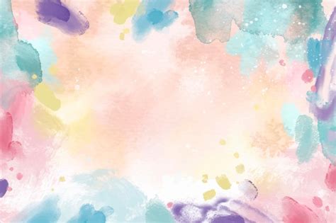 Premium Vector Hand Painted Watercolor Abstract Background