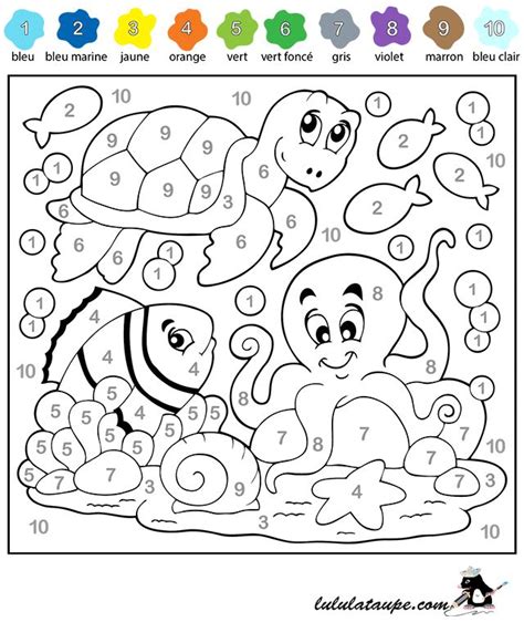 Coloriage Codé Les Chiffres Coloriage Magique Coloriage Coloriage