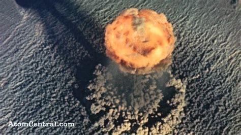 Aerial View Of An Atomic Bomb Explosion Youtube