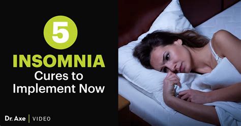 5 Insomnia Cures To Implement Now Dr Axe