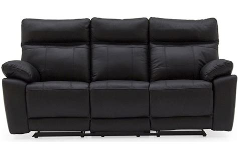 Free shipping cash on delivery best offers. Vida Living Positano Black Leather 3 Seater Recliner Sofa ...