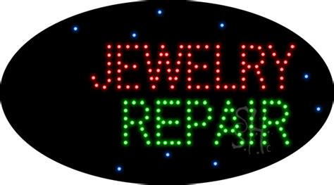 Jewelry Repair Animated Led Sign Jewelry And Watch Repair Led Signs