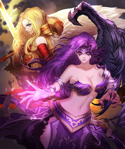 Kayle And Morgana Wallpapers And Fan Arts League Of Legends Lol Stats
