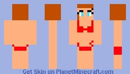 Sexy Girl Bikini Minecraft Skin