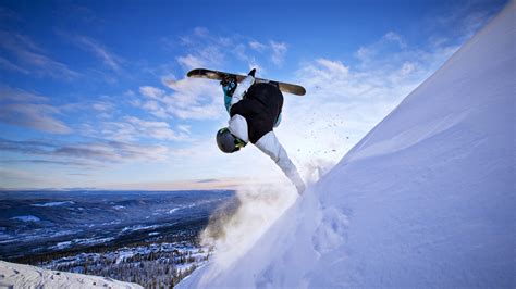 Wallpaper Snowboarding Winter Snow Sky 4k Sport 17405