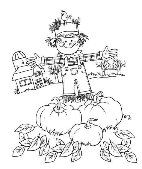 Fall Coloring Sheets Free Kids Learning Activity