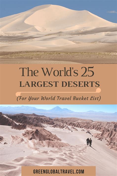 The 25 Biggest Deserts In The World Artofit