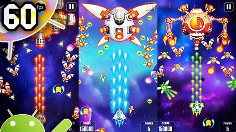 Space Shooter Galaxy Attack 60fps Iosandroid Gameplay Hd Youtube