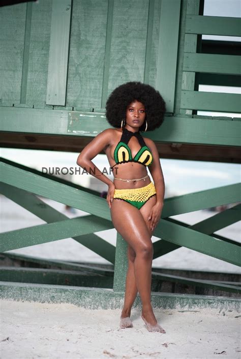 Keeva Jamaican Gyal Girl Crotchet Bikini By Duroshan Bikinis Afrikrea