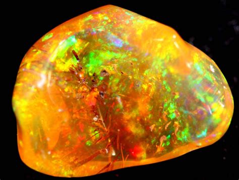 366 Cts Mexican Fire Opal Stone Fob 1874