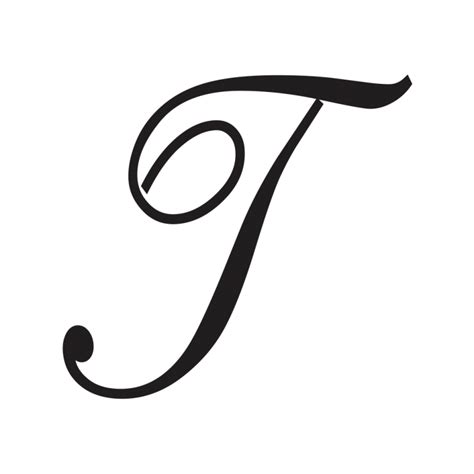 Cursive Capital T Fonts Download Printable Cursive Alphabet Free
