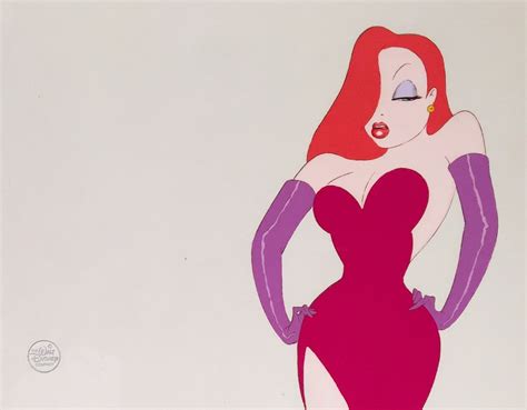 animation collection original production animation cel of jessica rabbit from who framed roger