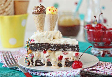 Ice Cream Sundae Cake From Ice Cream Sundae Mini Ice