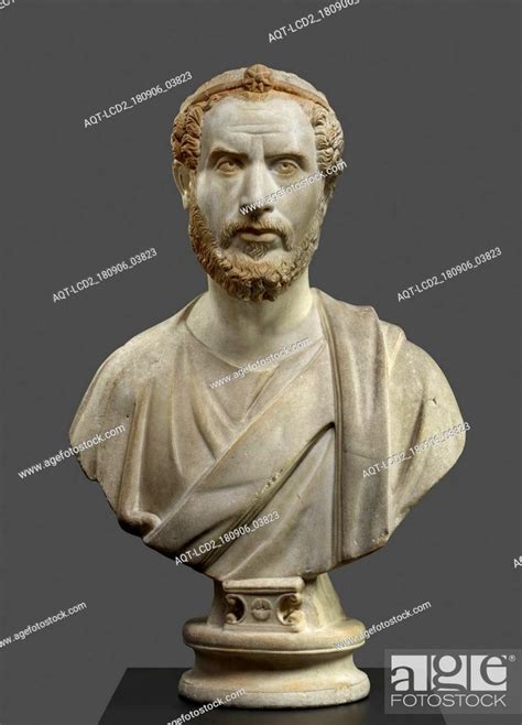 Portrait Bust Of A Man Perhaps A Priest Of Serapis Roman Empire 180