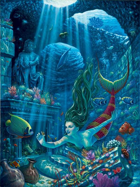 Mermaids Photo Mermaids Of Atlantis Séries Mermaid Art Fantasy Mermaids Mermaids And Mermen